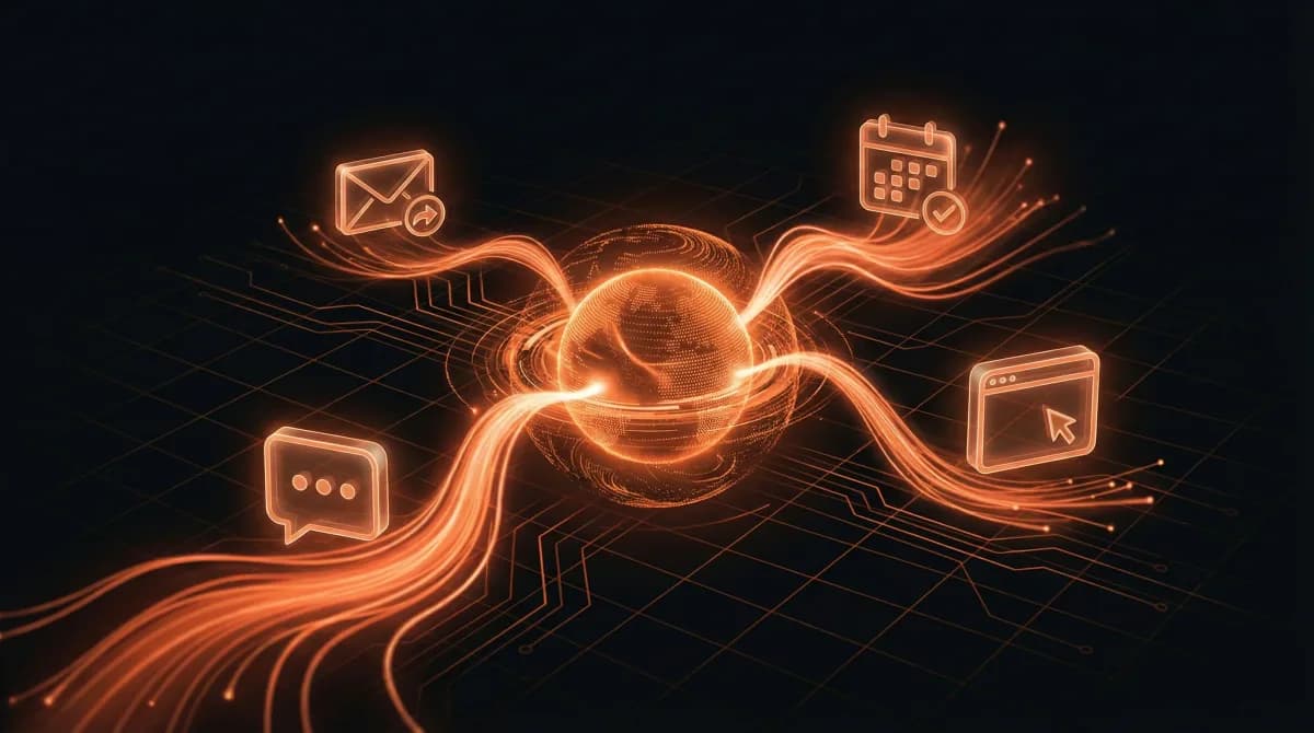 Interface do OpenClaw executando tarefas automaticamente em servidor VPS